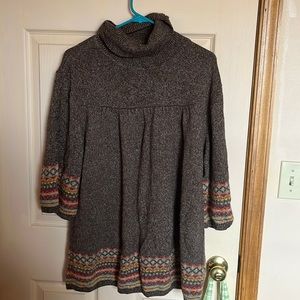 Dressbarn brown turtleneck sweater 22/24